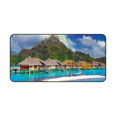 Tropical Paradise Desk Mat - Relaxing Office Decor