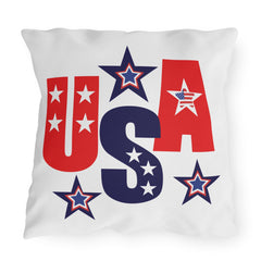 USA Patriotic Outdoor Pillows, 4th of July Decor