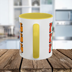 Colorful Peace Sign Mugs