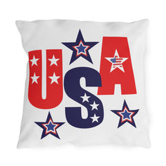 USA Patriotic Outdoor Pillows, 4th of July Decor