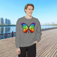 Rainbow Butterfly Unisex Sweatshirt