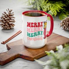 Merry Merry Merry and Bright Christmas Mugs