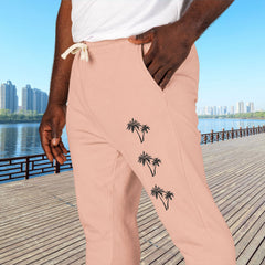 Cozy Botanical Fleece Sweatpants - Unisex Lounge Pants,