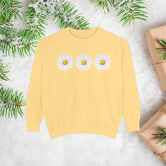 Daisy Unisex Garment-Dyed Sweatshirt -