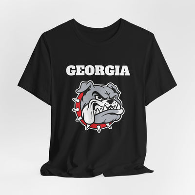 Bulldog Tee — Vintage Fierce Mascot Short Sleeve Shirt