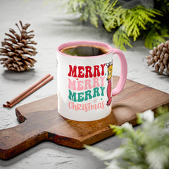 Merry Merry Merry and Bright Christmas Mugs
