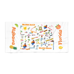 Orange Beach Florida Alabama Beach Towel