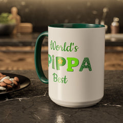 Pippa Floral Name Mug — Personalized Colorful Coffee Cup (11oz & 15oz)