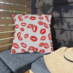 Lip Print Pillows, Valentine's Gift, Kiss Themed Pillows