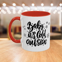 Winter-Themed Accent Coffee Mug