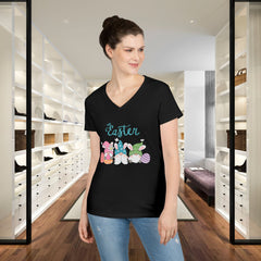 Easter Gnomes V-Neck Tee