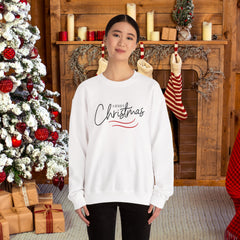 Modern Merry Christmas Sweatshirt, Holiday Sweatshirt