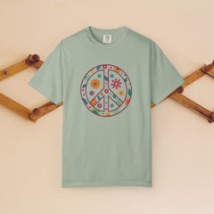Flower Power Peace T-Shirt, Unisex Boho Tee,