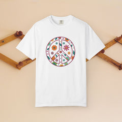 Flower Power Peace T-Shirt, Unisex Boho Tee,