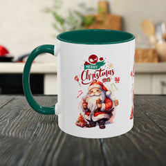 Festive Christmas Mugs, Santa Coffee Cups,