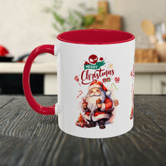 Festive Christmas Mugs, Santa Coffee Cups,