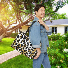 Chic Leopard Print Weekender Tote Bag