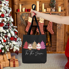 Holiday Tote Bag, Festival Shopping Bag,