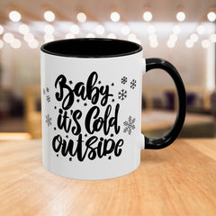 Winter-Themed Accent Coffee Mug