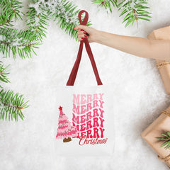 Holiday Tote Bag Merry Christmas