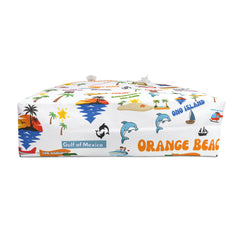 Orange Beach Weekender Bag: Perfect for Vacations, Beach Trips, Travel, Gifts, or Weekend Getaways