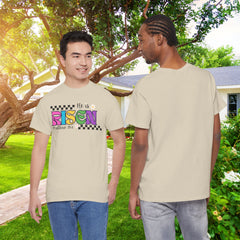 He Is Risen T-Shirt — Colorful Easter Christian Tee (Matthew 28:6)