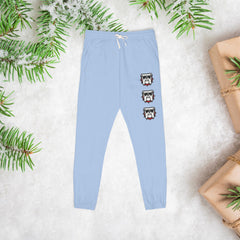 Cool Bulldog Print Fleece Unisex Sweatpants