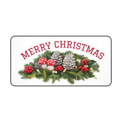 Christmas Desk Mat, Holiday Office Decor,
