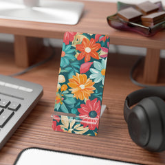Floral Smartphone Stand - Colorful Mobile Display Holder,
