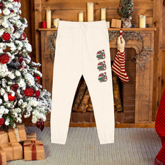 Holiday Ho Ho Ho Fleece Sweatpants - Unisex Lounge Pants,