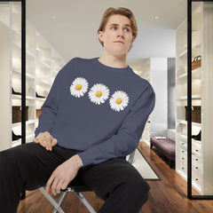 Daisy Unisex Garment-Dyed Sweatshirt -