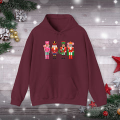Holiday Trees Unisex Hooded Sweatshirt - Cozy Christmas Gift,