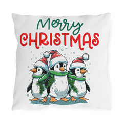 Festive Penguin Pillows - Merry Christmas