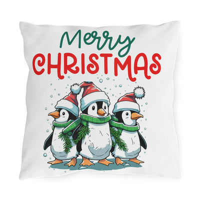 Festive Penguin Pillows - Merry Christmas