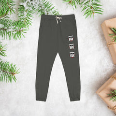 Cool Bulldog Print Fleece Unisex Sweatpants