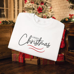 Modern Merry Christmas Sweatshirt, Holiday Sweatshirt