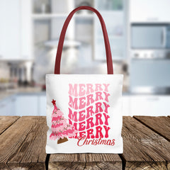 Holiday Tote Bag Merry Christmas