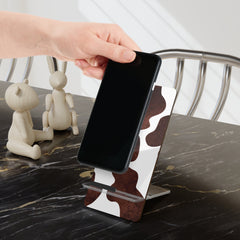 Cow Print Phone Stand, Cute Mobile Display Holder,