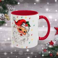 Festive Santa Mug, Christmas Gift, Santa Claus Design
