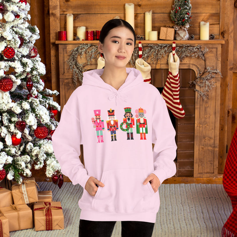 Holiday Trees Unisex Hooded Sweatshirt - Cozy Christmas Gift,