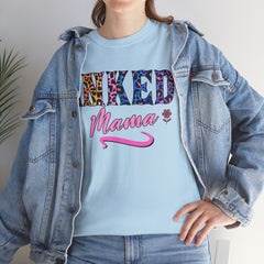 Inked Mama T-Shirt – Floral Leopard Tattoo Mom Tee