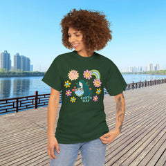 Earth Day Cute Floral Graphic Tee — "Earth Day" Cute Planet & Flowers T-Shirt