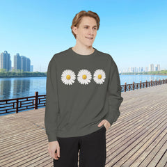 Daisy Unisex Garment-Dyed Sweatshirt -