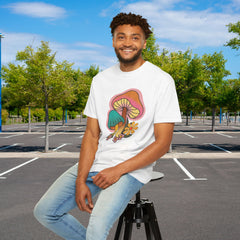 Retro Mushroom Floral T-Shirt, Unisex Boho Tee,