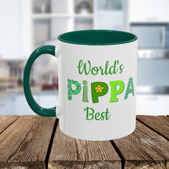 Pippa Floral Name Mug — Personalized Colorful Coffee Cup (11oz & 15oz)