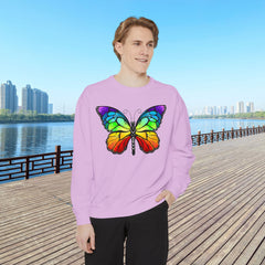 Rainbow Butterfly Unisex Sweatshirt