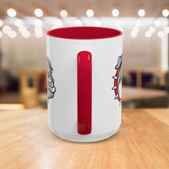 Colorful Bulldog Mugs for Dog Lovers, Unique Gift for Pet Owners,