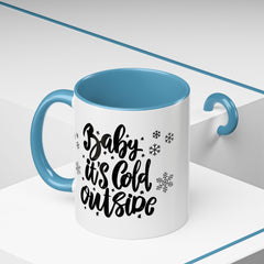 Winter-Themed Accent Coffee Mug