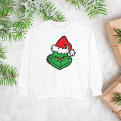 Festive Mean Green Holiday Unisex Sweatshirt