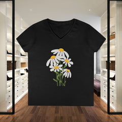 Daisy Bouquet V-Neck Tee